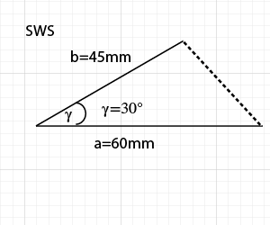 Dreieck Konguentsätze - Seite, Winkel, Seite - SWS